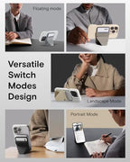 MOFT Magnetic Wallet Stand Compatible with iPhone 16/15/14/13/12 Series, Angle Adjustment & Magsafe Compatible MOVAS Phone Stand,Earthen Beige - Image 5