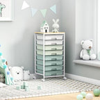 SYKIARIOL Rolling Cart with Drawers,Craft Organizers and Storage, Green - Image 6