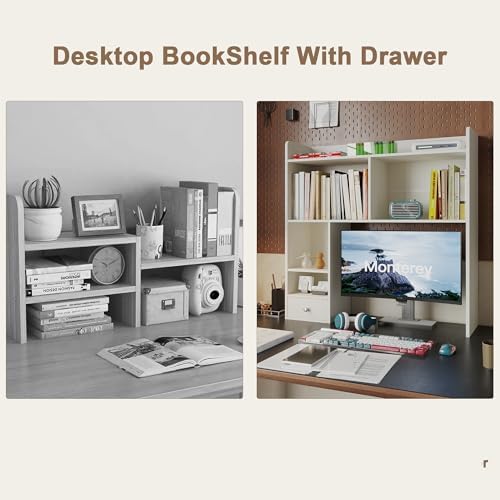 ChooChoo Desktop Bookshelf with Lights and 5 Shelves and 1 Drawer - Image 5