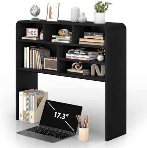 5-Tier Desk Shelf, 37.4''W Desktop Bookshelf for Computer Monitor - Image 7