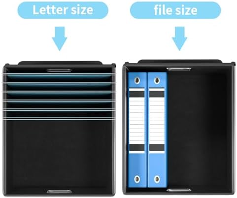 File Organizer Box with Lids, Collapsible File Folder Organizer - Image 4