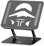 Z-Shaped Laptop Stand for Desk Fits 10"-16" Notebook, Black by ToBeoneer