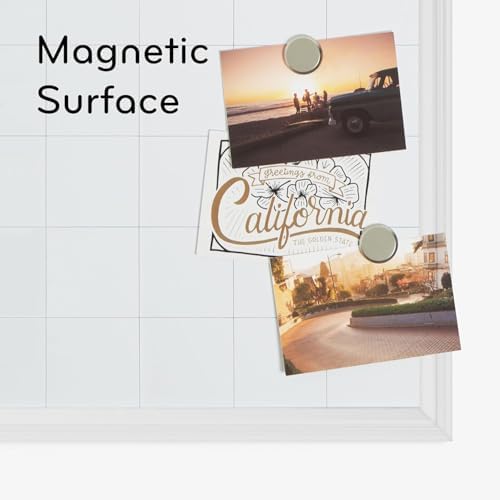 U Brands Farmhouse White Frame, 20 x 30 in, Dry Erase Calendar White Board - Image 6
