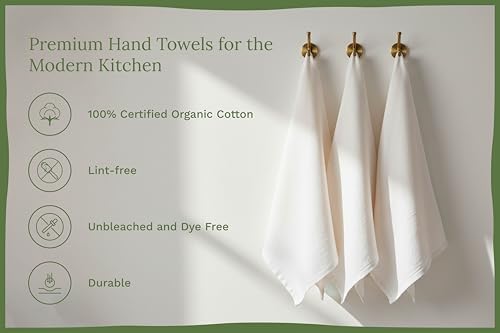 Wholesale Flour Sack Kitchen Towels – 50 Pack, Unbleached, All-Natural 100% Cotton Bulk Flour Sack Towels – Toxic-Free and Dye-Free - Extra Large Size 27”x27” (Natural – 50 Pack) - Image 2
