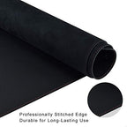 ZORESYN PU Leather Desk Mat 70.9" x 23.6" Black - Image 5