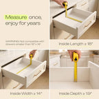 Drawer Organizer with Knife Block for Kitchen Organization, Bamboo Silverware Drawer Organizer, Compact Bamboo Cutlery Tray for Flatware and Utensils, Removable 7-Slot Knife Block for Kitchen Drawers - Image 5