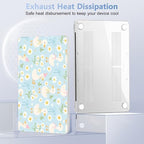 4-in-1 Hard Case for MacBook Neo 13, Goose & Daisies & Ribbons - Image 4