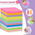 120 Pack Sticky Notes Bulk 3x3 Inch 12 Colors Self Stick Memo Pads - Image 3