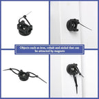 Yookeer 40 Pcs Magnetic Zip Tie Mount Cable Clips Black, 22 mm - Image 6