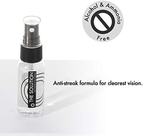 The Solution Lens Cleaner Spray | 8-1oz Alcohol Free Eyeglass Lens Cleaning Spray & 4 Microfiber Cleaning Cloth for Glasses, Lens, Screens - Image 4