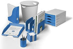 Durable ECO (Pack of 6) Desk Pen Holder | Recycled Plastic and Blue Angel Certified | Office and Classroom Organizer Pencil Pot Holders | Blue - Image 2