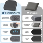 Seat Cushion, Memory Foam Office Chair Cushion, Gray, X-Large - Image 5