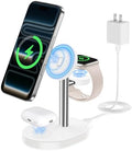 Mag-Safe Charger 3 in 1 Charging Station for iPhone Apple Watch AirPods by Hevanto