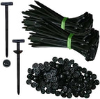 200PCS Nylon Universal Cable Tie Buckle, Zip Ties Heavy Duty with Pin & Button Design, Car Daily Repair, Applicable Toengine Lower Guard Plates, Fender Linings, Fenders, Trunkclips (200) by Buyitnow