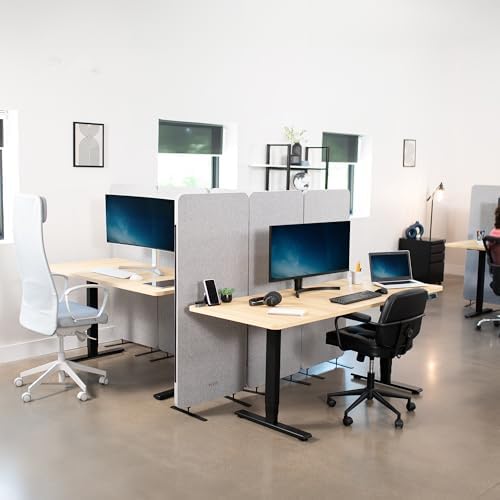 VIVO Gray Freestanding 72 x 56 in Privacy Panel, PP-3-S072G - Image 2