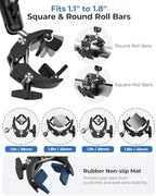 Metal Skid Steer Tablet Mount, Heavy Duty Handlebar Tablet Holder - Image 2
