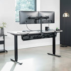 VIVO Black Clamp-on 44 in Mesh Net Cable Management Holder, DESK-AC44MH - Image 2