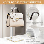 4 Pack Clear Acrylic Purse Display Stands, 14" - 24" Adjustable Height Handbag Holder, Bags Rack Stand, Tabletop Hanging Organizer for Counter Retail Store Boutique Closet Photography - Image 4