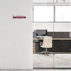 Artblox Personalized Office Desk Name Plate and Business Card Holder | Clear Acrylic Glass with Teak Wood Stand | Wild Flowers Design Customized with Your Name and Credentials Office Desk Decor - Image 5