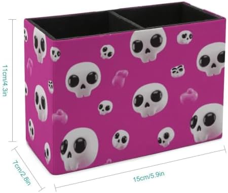 Storage Organizer Rich Shallow Pastel Lovely Circle Skull Skeleton Rotating Multi‑Functional Pouch,Art‑Craft with Accessories - Image 6