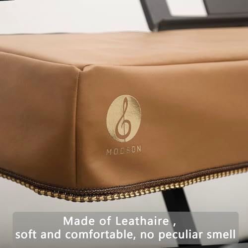 Keyboard Piano Cover Digital Piano Dust Covers Luxury Soft and Premium Surface Thickening Electronic Organ Covering Keyboard Update Encasement (Brown) - Image 4