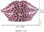 Unique Leopard Print Lip Bookends for Home Living Room Decor - Image 5