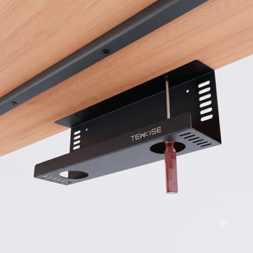 2-Pack Under Desk Cable Management Tray, Steel Cord Organizer - Image 5