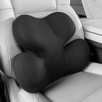 BEBAS Ergonomic Memory Foam Lumbar Support Pillow for Car, Black by BEBAS