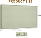 Extra Large Bulletin Board 96" x 48", Felt Pin Board, Sage Green - Image 3