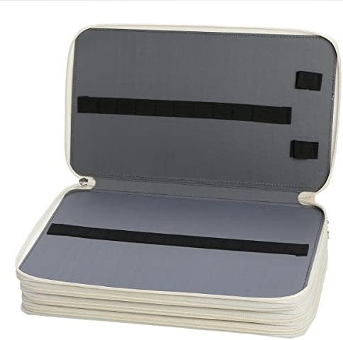 300 Slots Pencil Case 4-Layer Zipped Holder w/Handle - Image 4