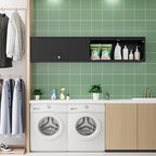 Fesbos Metal Storage Cabinet Black Wall Cabinets with Locking Door - Wall Mounted Storage Cabinet for Garage Warehouse Home Office - Assembly Required - Image 6