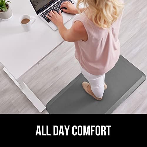 GORILLA GRIP Cushioned Antifatigue Kitchen Mat for Floor, 70x24, Gray - Image 7