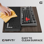 GRIFITI Fat Wrist Pad 24" x 4" x 0.75" Inch Computer or Mechanical Keyboard & Mousepad Wrists Rest Keyboards Mouse, Trackball or Trackpad Ergonomic Mousepad Support Large Hand Rests Typing Pads - Image 5