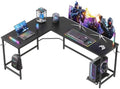 DUMOS 66" L Shaped Gaming Computer Desk, Sturdy Corner Table by DumosLifestyle
