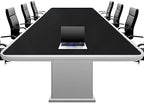 CENNBIE MAX220 86.6" x 39.4" Leather Desk Mat Protector, Extra Large Leather Desk Pad for Full Desk - XXL Super Large Mouse Pad (Black) by CENNBIE