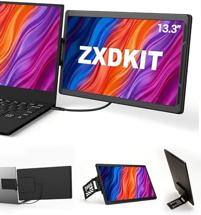 Laptop Screen Extender, 13.3" FHD Portable Second Monitor for Laptop by Unknown