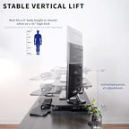 VIVO Black 36 in Standing Desk Converter, DESK-V036KB - Image 4