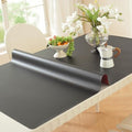 OstepDecor 24 x 72 in Black Table Protector 1.5mm Thick Plastic Table Cover by OstepDecor