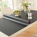 OstepDecor 24 x 72 in Black Table Protector 1.5mm Thick Plastic Table Cover by OstepDecor