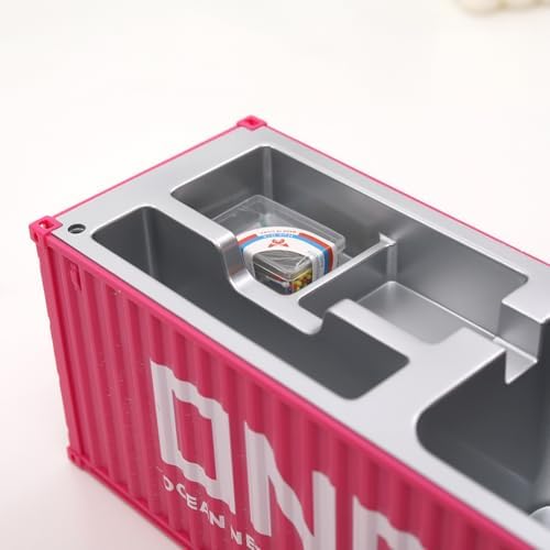 Desk Organizer Office Supplies Multi-function Shipping Container Storage Box Pen/Pencil,Business Name Cards Remote Control Holder Gray, Pen and Pencil Shipping Container Style Holders (Pink) - Image 5