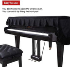 Grand Piano Cover Dustproof Baby Grand Piano Protective Cover - Image 4