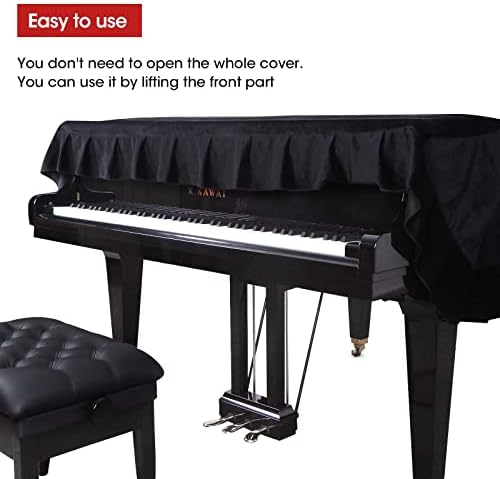 Grand Piano Cover Dustproof Baby Grand Piano Protective Cover - Image 4