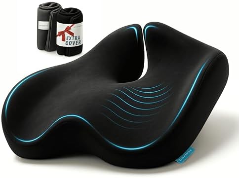 Pressure Relief Seat Cushion for Tailbone Pain, Sciatica & Coccyx Pillow by Sitcushion
