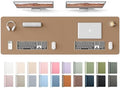 YSAGi Leather Desk Protector, Office Mat, Large Mouse Mat, Non-Slip PU Leather Blotter, Laptop Desk Mat, Waterproof Writing Pad for Office and Home(Khaki, 63" x 17.2") by YSAGi