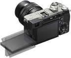 Sony a7C II Mirrorless Camera with 28-60mm Lens | Silver Bundle with 64GB Memory Card + Battery and Charger + Screen Protectors + Cleaning Cloth (7 Items) - Image 5