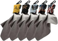 SPUDZ Ultra Patriot Variety Pack | Five 6" x 6" Microfiber Towels w/Neoprene Pouches | Premium Microfiber Cleaning Cloths for Laptops, Lenses, Cameras, Screens, and More | 5 Color Variety Pack by SPUDZ