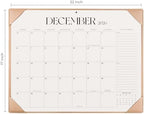 Simplified Desk Calendar 2026-2027 with Desktop Mat, Large Desk Pad Calendar from July 2026 to December 2027, 22 x 17 Inch, Desk Blotter Calendar for Home Office and School, Easy Planning, Apricot - Image 6