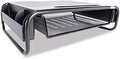 Allsop 32166 Metal Art Organizer 5 Riser Monitor Stand with Drawer and Side Caddies, Black by Allsop