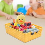 Turn In Trays Classroom,24 Pack Classroom Baskets For Classroom,Plastic Storage Baskets With Handles,Modern Colorful Organizer Baskets,Classroom Storage Bin Book Baskets For Pencils Storage - Image 3