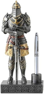 King's Guard Knight Pen Stand Desk Organizers for Desk Iron by HDMbigmiHomeDecorations